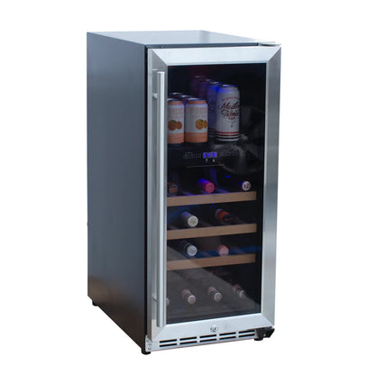 Summerset 15 Inch Outdoor Rated Dual Zone Wine Cooler – RFR-15WD