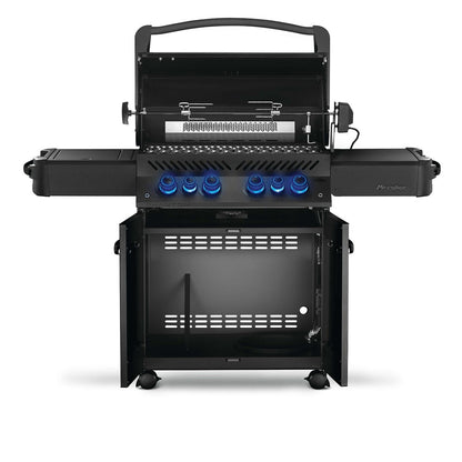 Napoleon Phantom Prestige 500 Grill w/ Infrared Rear Burner, Infrared Side Burner, & Rotisserie Kit - P500RSIBPK-3-PHM