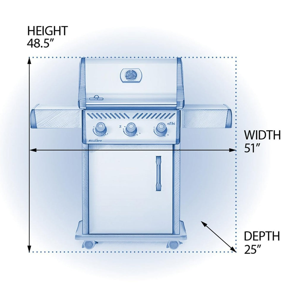 Napoleon Rogue XT 425 Propane Gas Grill - Stainless Steel - RXT425PSS-1