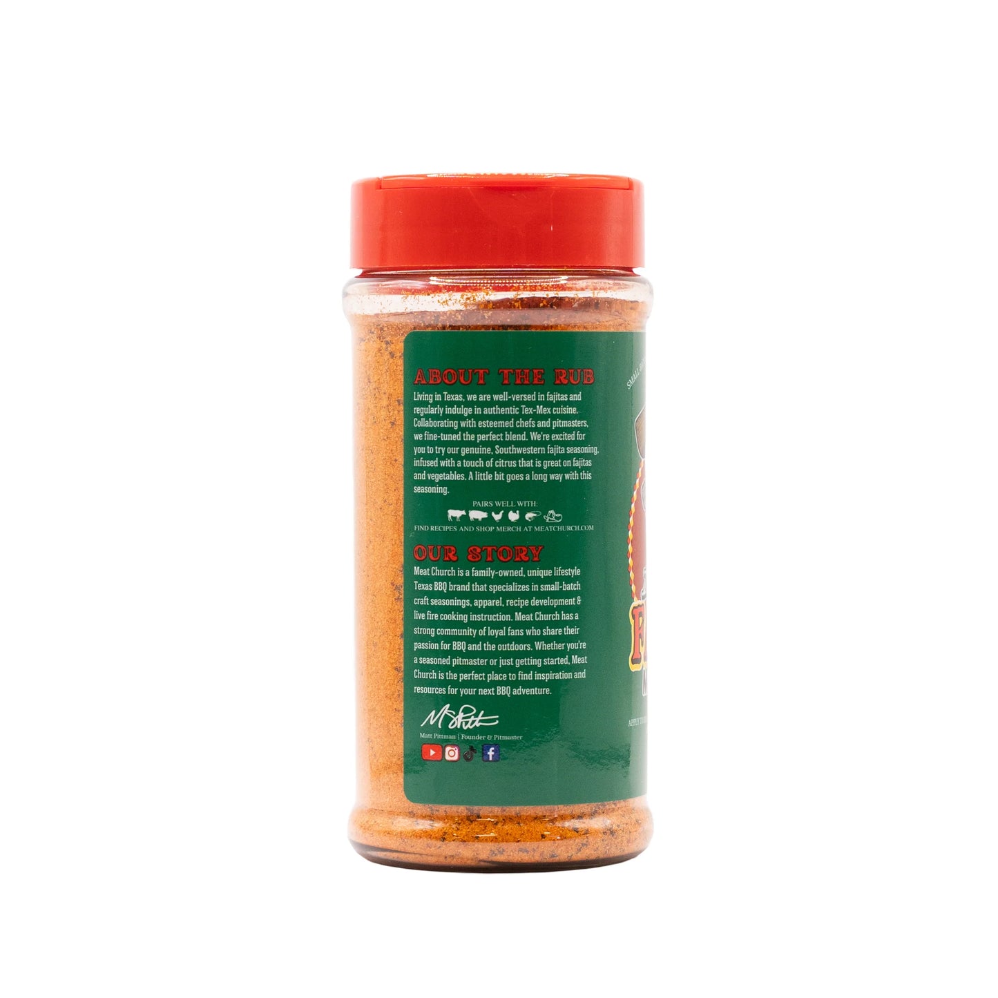 Meat Church BBQ - Fajita Seasoning