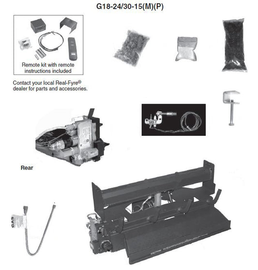 Peterson - NS - G18 BURNER W/VARIABLE REMOTE LP