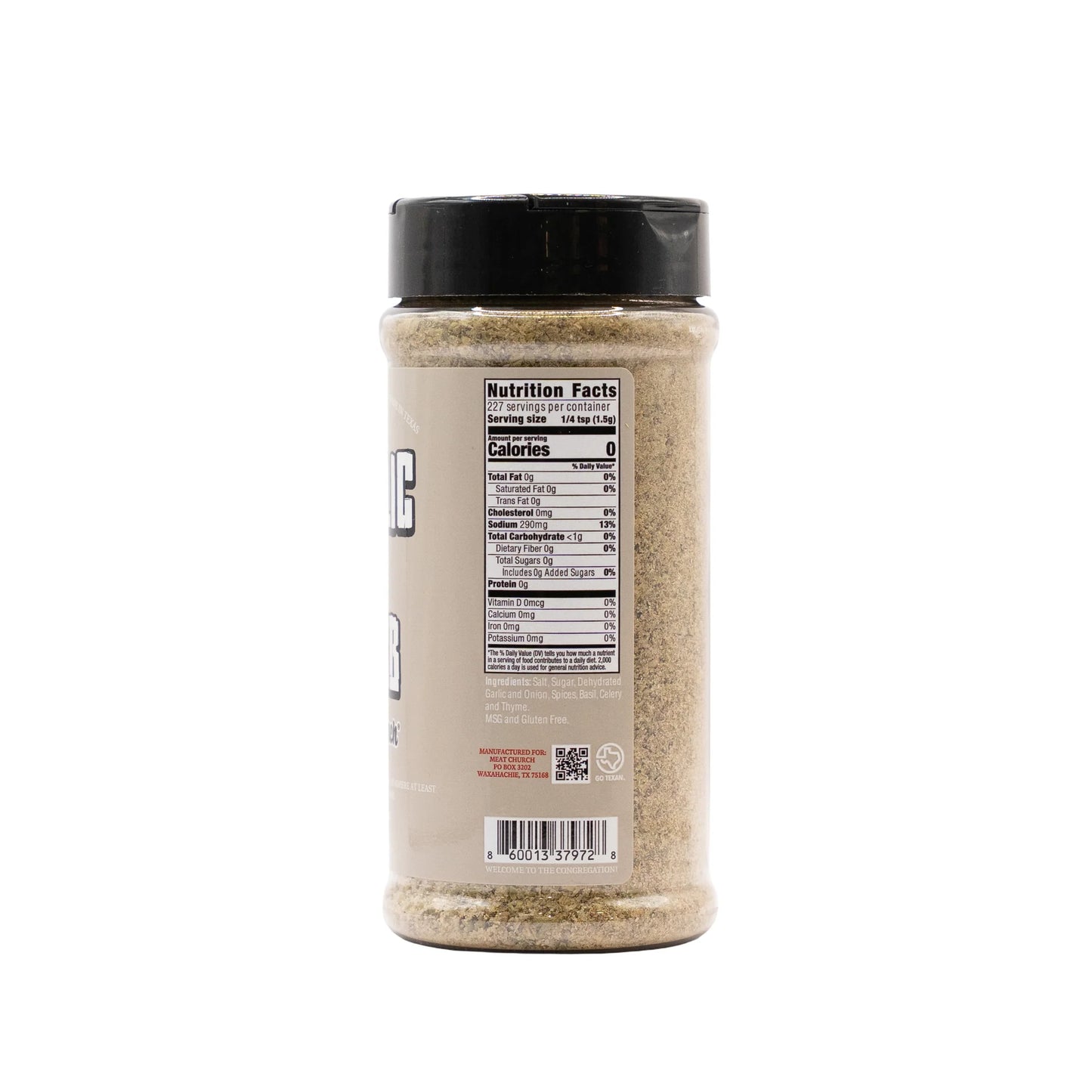 Meat Church BBQ - Garlic & Herb Seasoning
