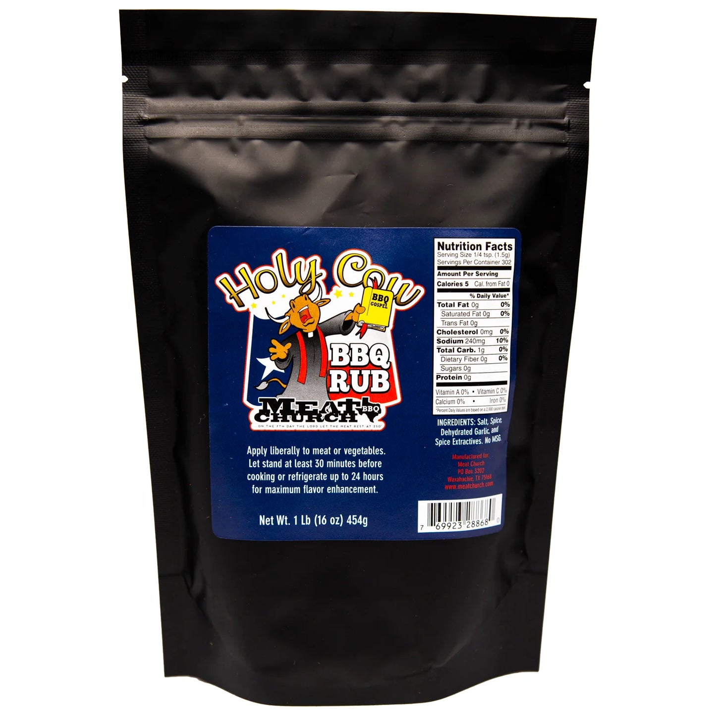 Meat Church BBQ - Holy Cow BBQ Rub