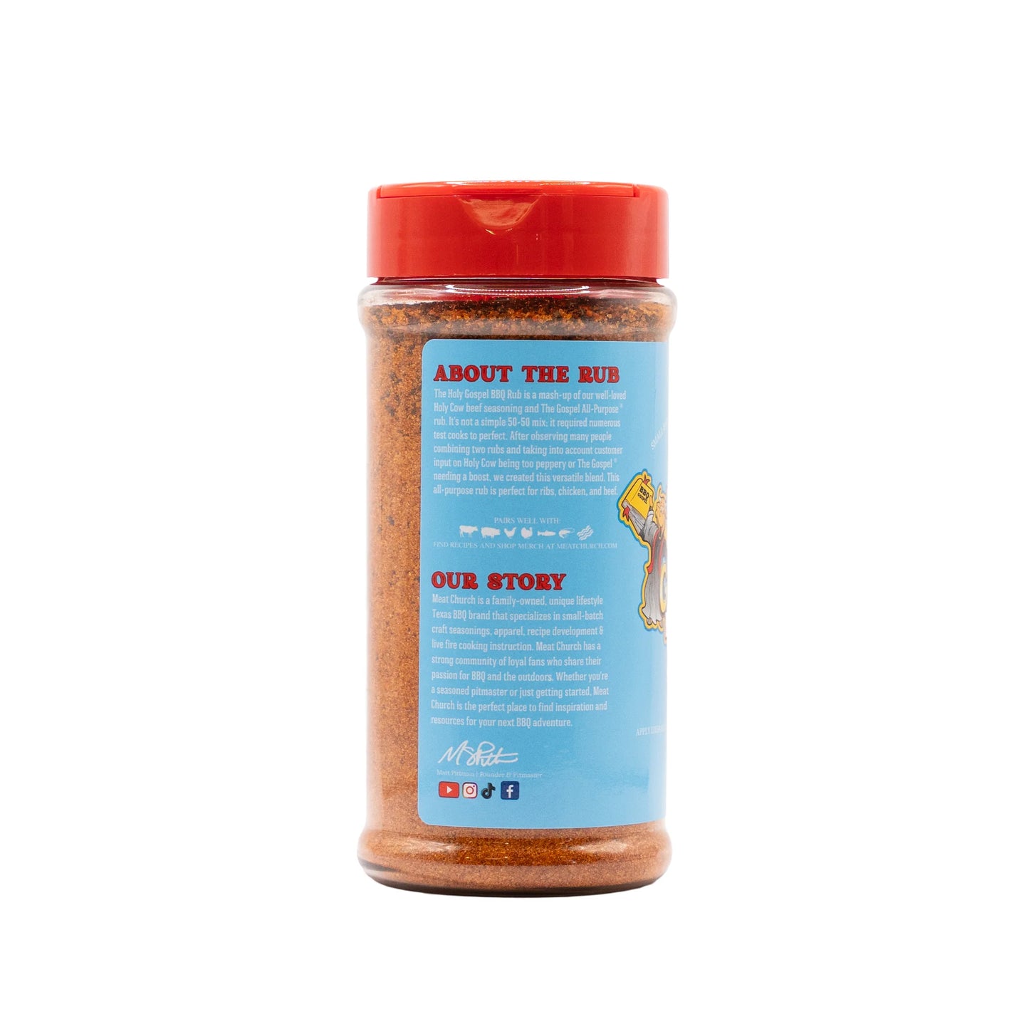 Meat Church BBQ - The Holy Gospel BBQ Rub