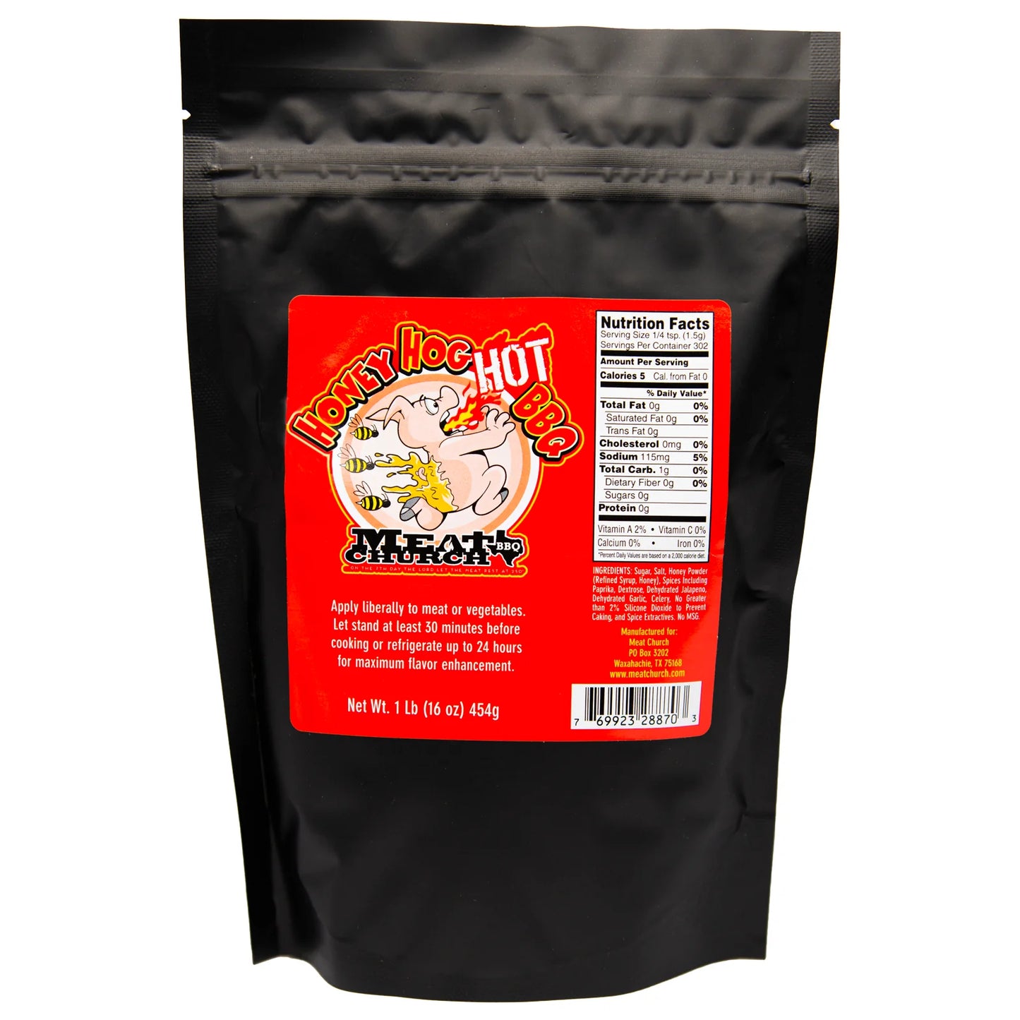 Meat Church BBQ - Honey Hog HOT BBQ Rub