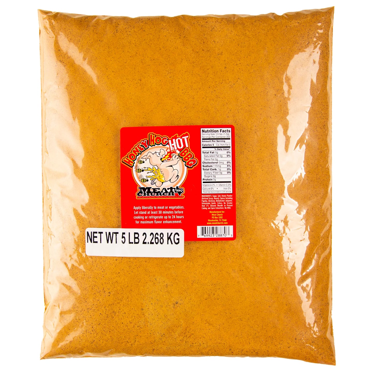 Meat Church BBQ - Honey Hog HOT BBQ Rub