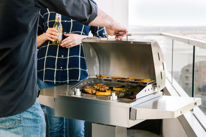 Coyote Single Burner 120V Electric Grill - Includes Cover and Tool Set