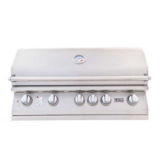 Lion L90000 40-Inch 5-Burner Stainless Steel Built-In Grill