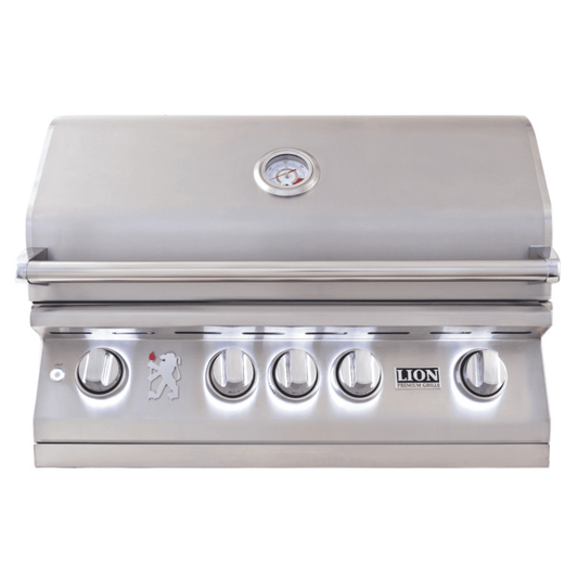 Lion 75000 32-Inch 4-Burner  Stainless Steel Built-In Grill