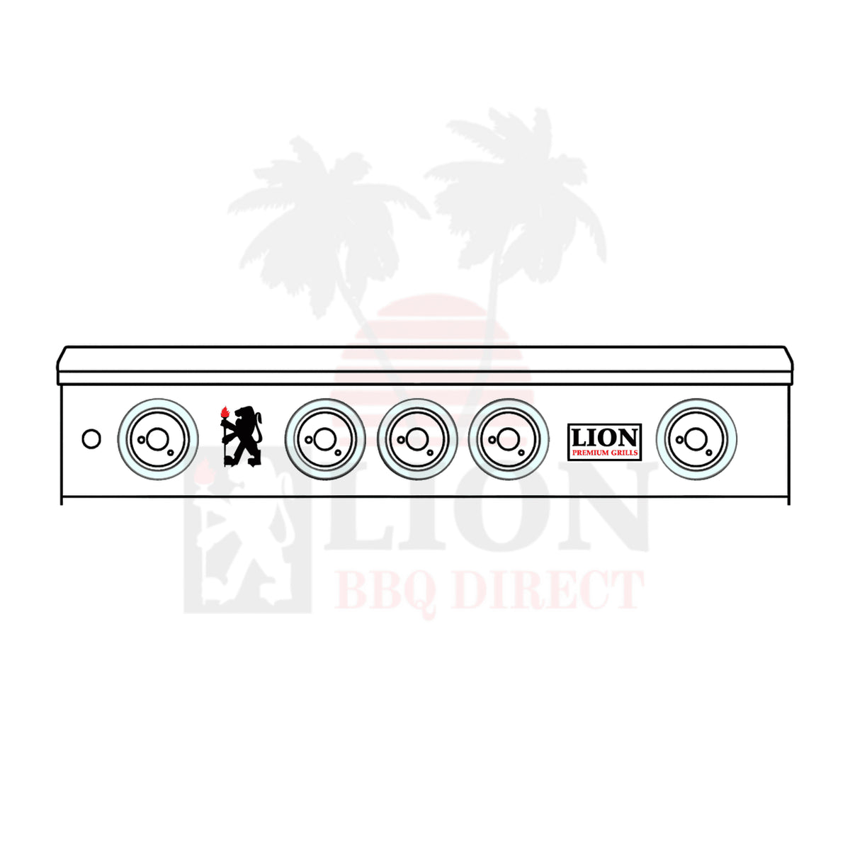 Lion Premium Grills L75000 Control Panel (LED Backlit Model) w/ Logos – 358832