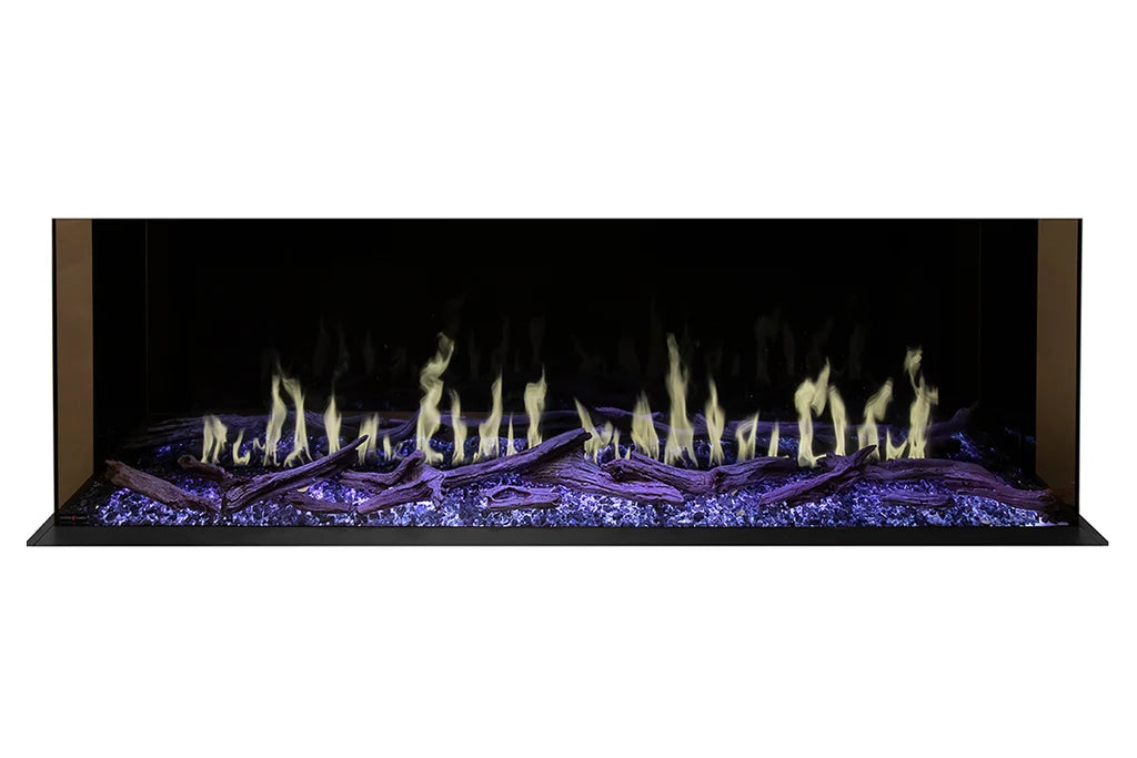 Modern Flames Orion Multi 120" Heliovision Virtual Multi-Side View Built-In Electric Fireplace