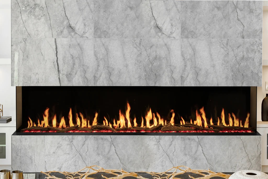 Modern Flames Orion Multi 120" Heliovision Virtual Multi-Side View Built-In Electric Fireplace