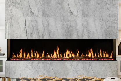 Modern Flames Orion Multi 120" Heliovision Virtual Multi-Side View Built-In Electric Fireplace