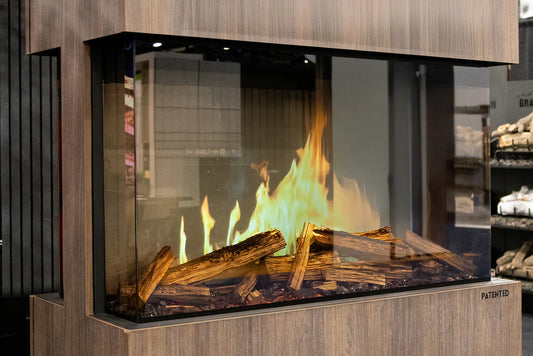 Modern Flames Nova Clear 48" Virtual Built-In See Through Electric Fireplace