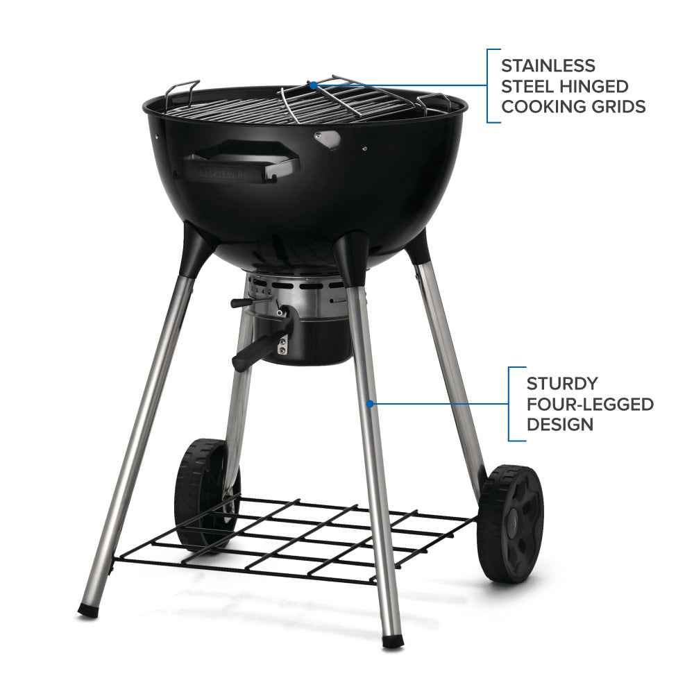 Napoleon Premium 18 Charcoal Kettle 18-inch Kettle Grill