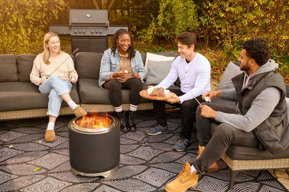 Napoleon Timberwolf® Smokeless Fire Pit 18-inch, Matte Black