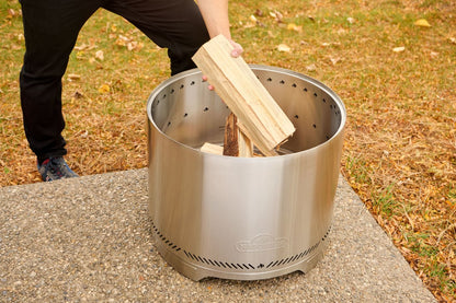 Napoleon Timberwolf® Smokeless Fire Pit 18-inch, Stainless Steel