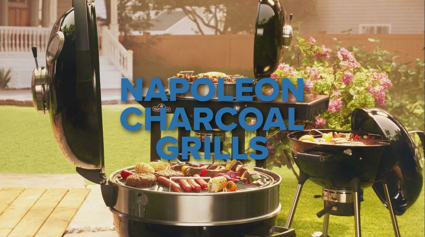 Napoleon Professional 22 Charcoal 22-inch Kettle Grill with Cart