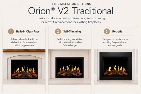 Modern Flames 7" Top Piece for Orion V2 36 SM Surround (OTKP-OR36-7)