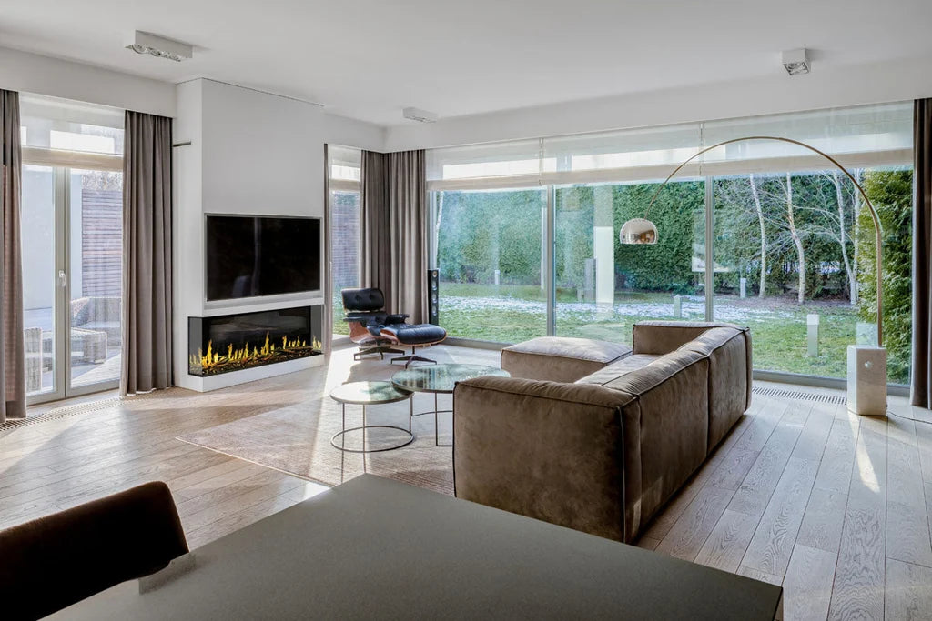 Modern Flames Orion Multi 120" Heliovision Virtual Multi-Side View Built-In Electric Fireplace