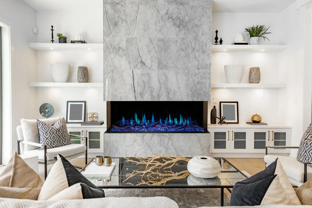 Modern Flames Orion Multi 120" Heliovision Virtual Multi-Side View Built-In Electric Fireplace