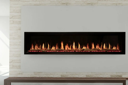 Modern Flames Orion Slim 100" Heliovision Virtual Recessed / Wall Mount Electric Fireplace
