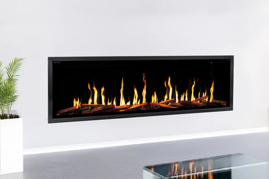 Modern Flames Orion Slim 100" Version 2 Heliovision Virtual Recessed / Wall Mount Electric Fireplace