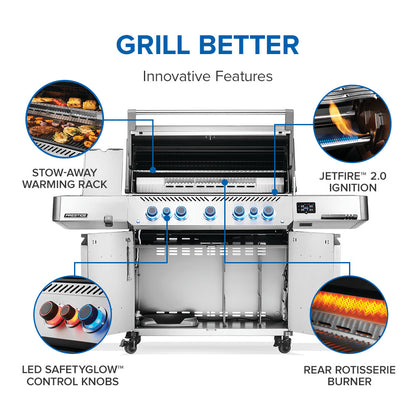 Napoleon - Prestige® 665 Connected RSIB with Infrared Side and Rear Burner