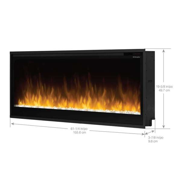 Slim Linear 60" Electric Fireplace - PLF6014-XS