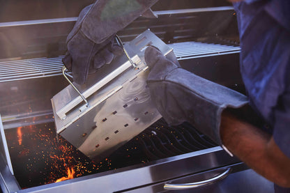 Parrilla de carbón independiente profesional Napoleon