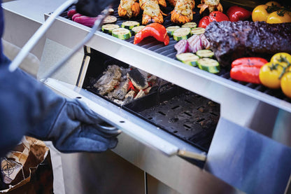 Parrilla de carbón independiente profesional Napoleon