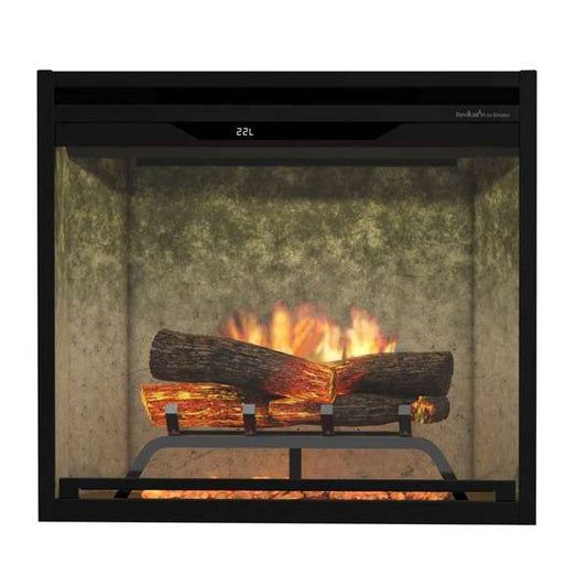 Dimplex - Revillusion 24" Built-In Firebox - Weathered Concrete - REV24-WC