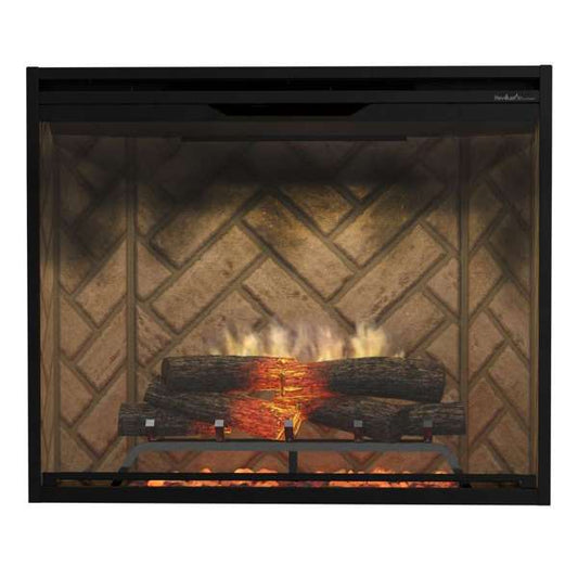 Dimplex - Revillusion 36" Portrait Built-In Electric Firebox - Herringbone - REV36P-HB