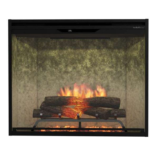 Dimplex - Revillusion 36" Portrait Built-In Firebox - Weathered Concrete - REV36P-WC
