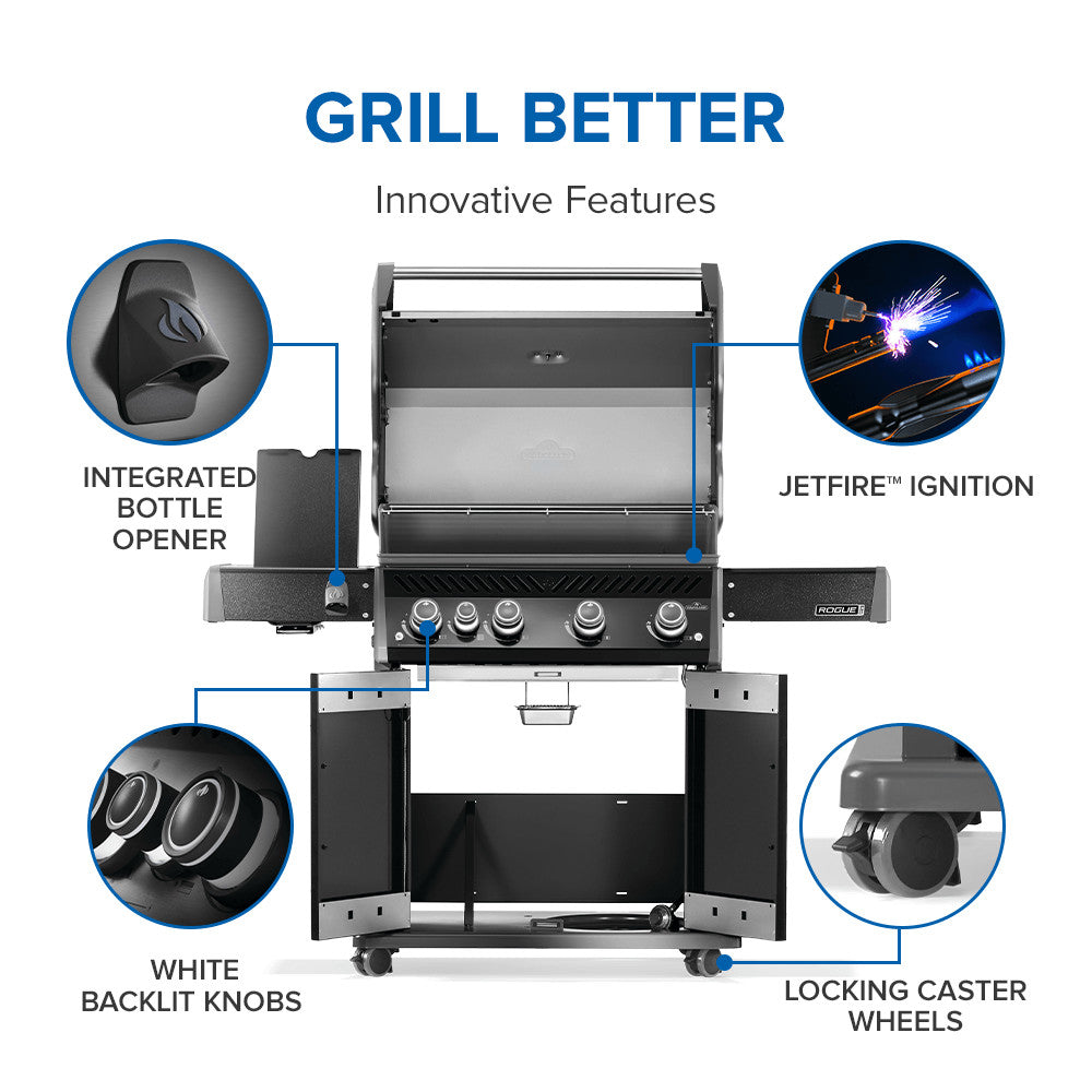 Napoleon - Rogue® PRO 525 SIB with Infrared Side Burner
