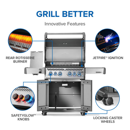Napoleon Rogue® PRO-S 525 RSIB with Infrared Side and Rear Burner