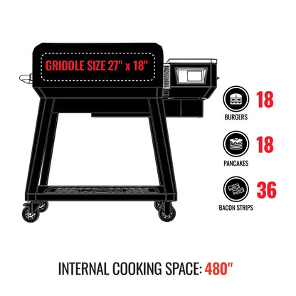 recteq - SmokeStone 480 Griddle