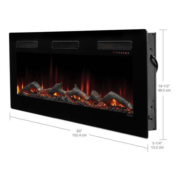 Sierra 60" Linear Electric Fireplace - SIL60