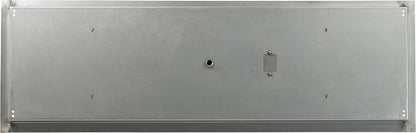 American Fire Glass - 48" x 14" SS Rectangular Drop-In Fire Pit Pany w/H Burner