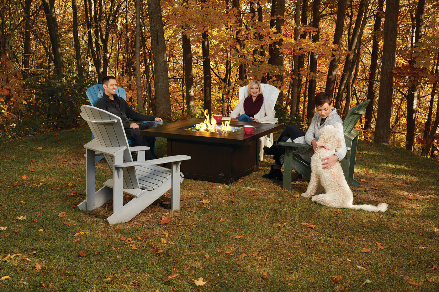 Napoleon St. Tropez Square Patioflame® Table Fire Table