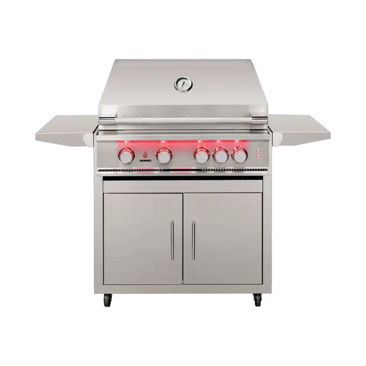 TrueFlame 32" Freestanding Grill - TF32+CART-TF-32DC