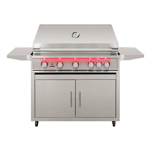 TrueFlame 40" Freestanding Grill - TF40+CART-TF-40DC
