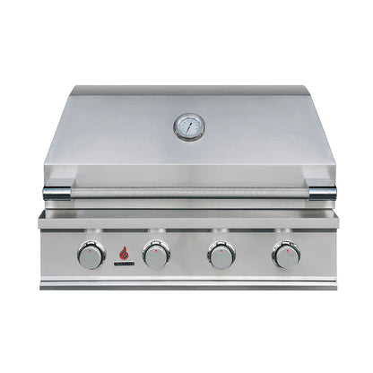 TrueFlame E Series 3 Burner Built-In Gas Grill - TFE