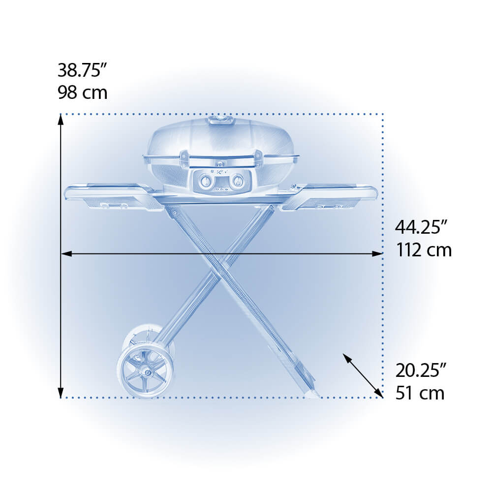 Napoleon TravelQ™ 285X with Scissor Cart