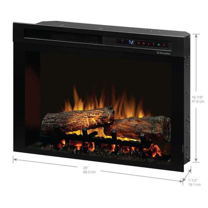 Nova 26" Plug-In Electric Firebox With Logs - XHD26L