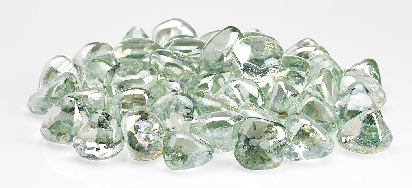 American Fire Glass - SOON NLA------Rain Drop Luster, 10 lb. Jar Zircon Luster
