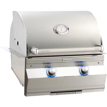Fire Magic Aurora A430I 24-Inch Built-In Natural Gas Grill With Analog Thermometer