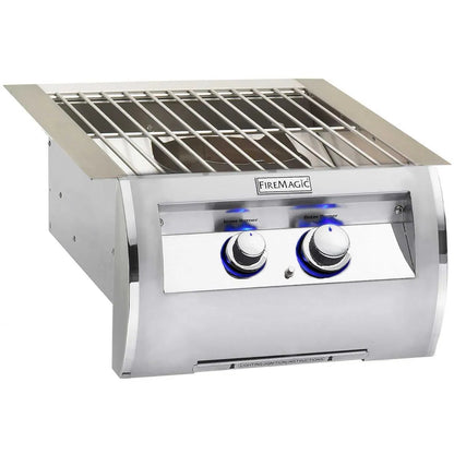 Fire Magic Echelon Diamond Built-In Propane Gas Power Burner With Stainless Steel Grid