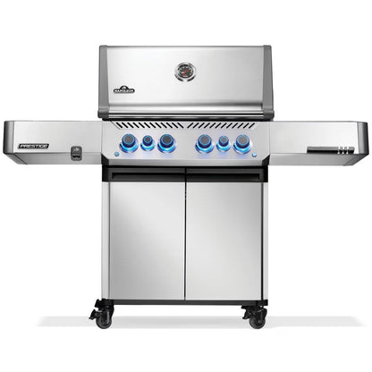 Napoleon Prestige 500 4-Burner Propane Grill w/ Rotisserie & Side Burner - P500VRSIBPSS