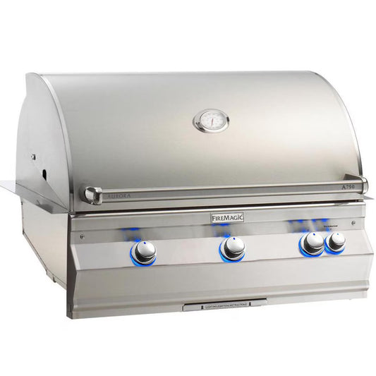 Fire Magic Aurora A790I 36-Inch Built-In Natural Gas Grill With Analog Thermometer